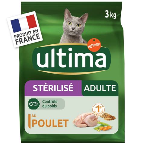 Ultima Croquettes Au Poulet Pour Chat Stérilisé 3kg Pas Cher Auchanfr