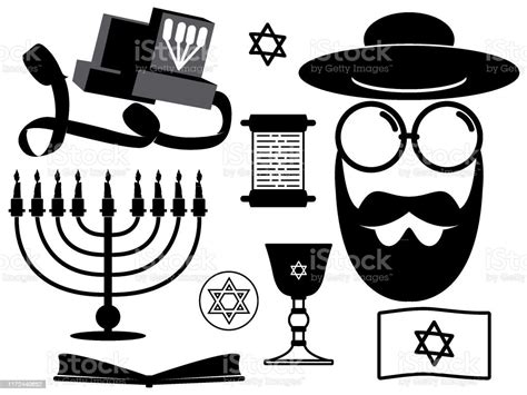 Item Berdoa Perayaan Yahudi Ilustrasi Stok Unduh Gambar Sekarang