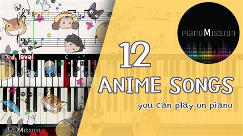 Playlist Collection Of Anime Piano Music By Pianomission Youtube