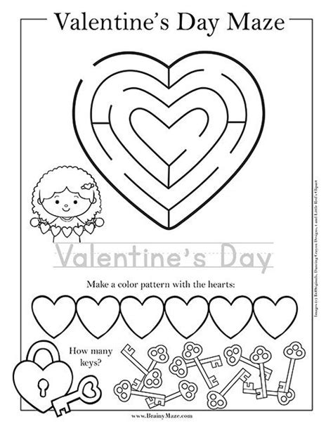 Free Printable Valentines Day Mazes And Activity Pages For Kids This