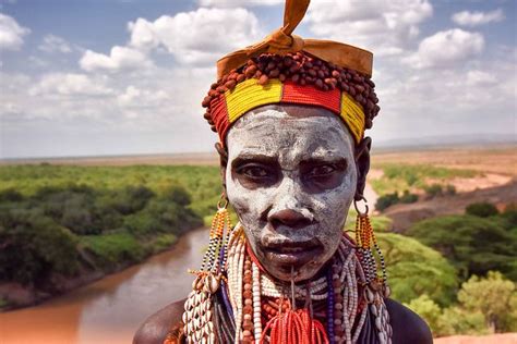 Woman Karo Tribe Ethiopia Ethiopia Ethiopian Tribes Tribal Mask