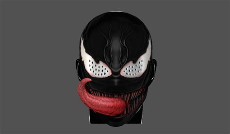 Venom Mask Marvel Cosplay 3d Print Model By Blackstar90