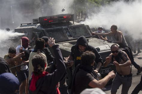 Chile Protests President Extends State Of Emergency After Riots