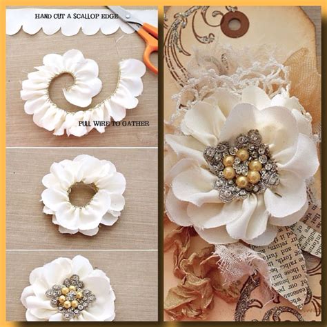 Carolina buchting] in this video tutorial i show you how to make flowers out of ribbon. Make fabric flowers out of wired ribbon. Found this on ...