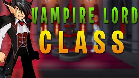Aqw How To Get Vampire Lord Class Seasonal Youtube