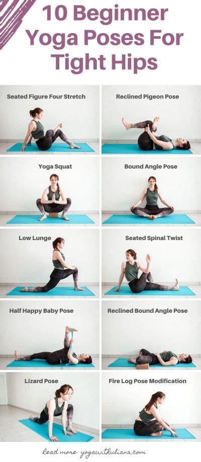 10 Hip Opening Yoga Stretches For Beginners Yoga Stretches For