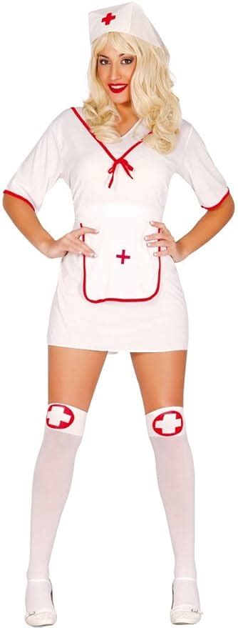 Ladies Sexy Nurse Nina Doctors And Nurses Medical Hen Do Emergency Services Fancy Dress Costume