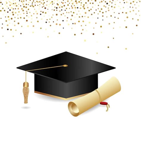Premium Vector Congratulations Graduation Class Of Graduation Cap And