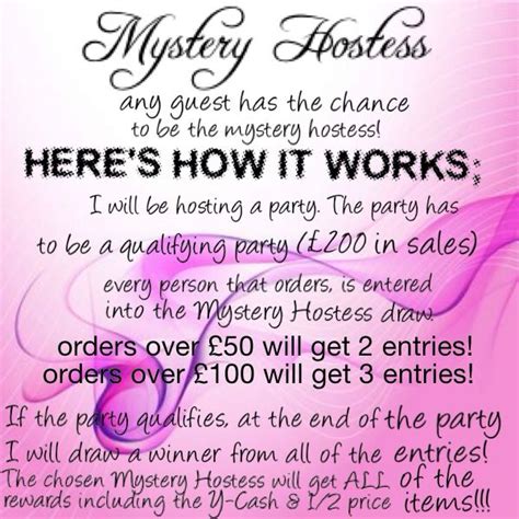 Ok Fabulous Younique Customers I Have Decided To Do A Mystery Hostess