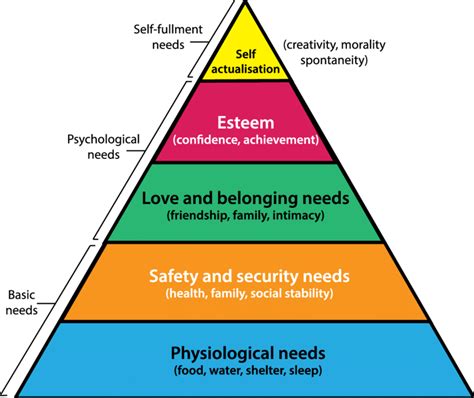 Table Comparison Of Basic Human Needs And Maslows Hierarchy Of Porn Sex Picture