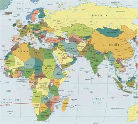 Find the detailed large world globe map or simple flat world map hd image or picture of the earth which is current, new, printable and free for download. Eastern Hemisphere | World political map, Map, World