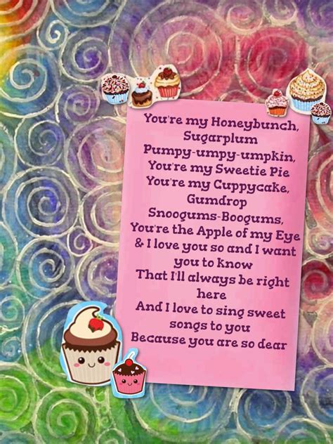 Cupcake song lyrics | Cupcake song, Cake song, Because song