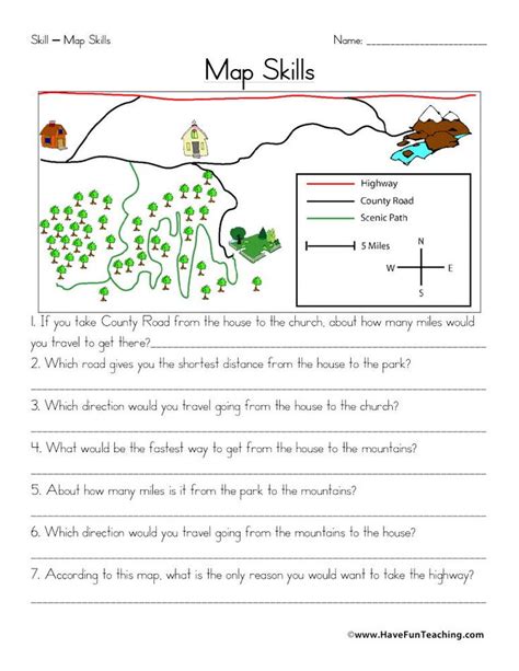 Offset5 Resources Have Fun Teaching Map Skills Worksheets Map