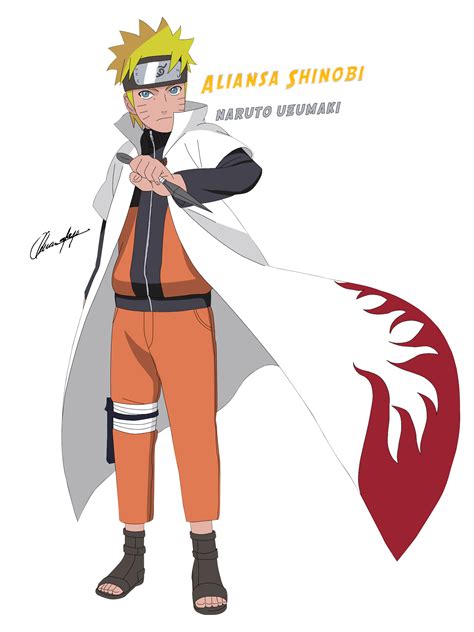 Naruto Uzumaki Hokage by rOkkX on DeviantArt