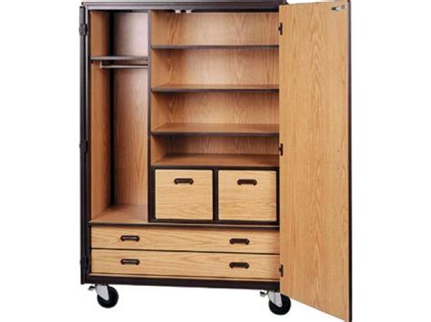 Mobile Wardrobe Storage Closet 3 Shelves 4 Drawers 72h Irw 1089 Cl