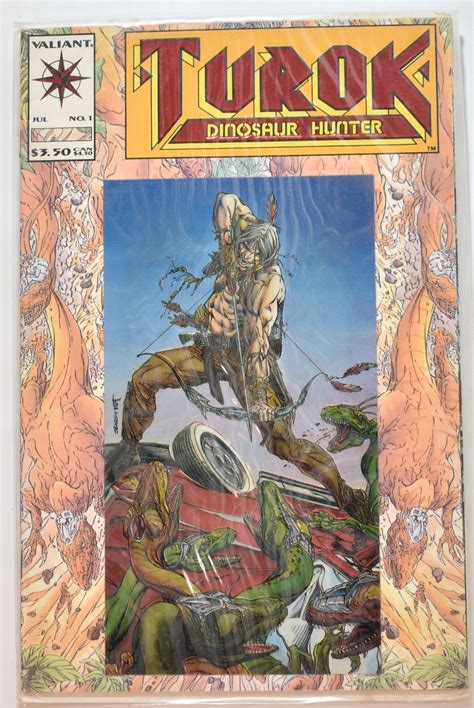 Turok Dinosaur Hunter Comic Book No 1 Valiant Comic Book Comic Book