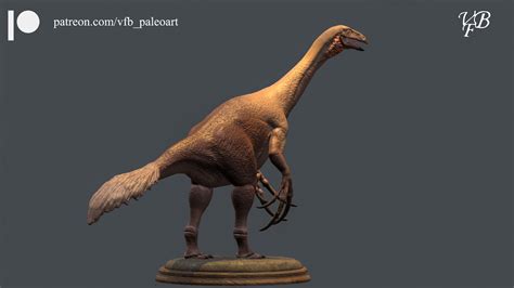 Artstation Therizinosaurus Cheloniformis Statue For 3d Printing