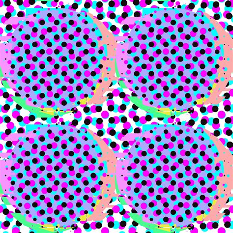 Glitch Noise Distortion And Halftone Seamless Pattern 3211135 Vector