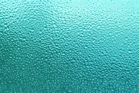 Dimpled Ice On Glass Texture Colorized Teal Picture Free Photograph