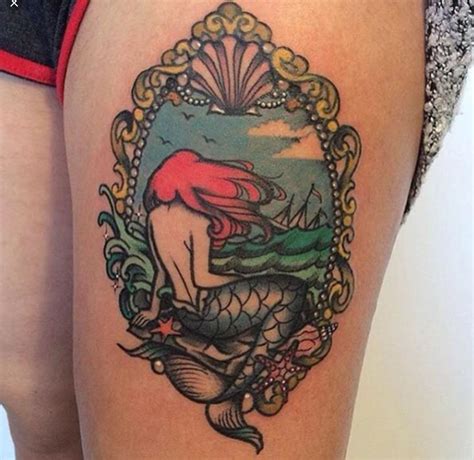 Pin By Priyanka Valente On Tattoo Mermaid Tattoos Traditional