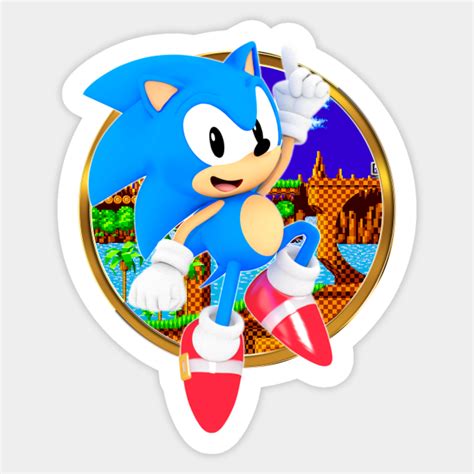 Sonic Vinyl Sticker Sonic The Hedgehog Decals Stickers