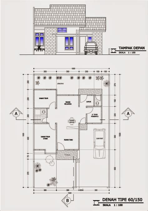 Satu lagi desain rumah minimalis 3 kamar yang bisa menjadi inspirasi untuk anda. Gambar Denah Rumah 3 Kamar Tidur 1 Mushola Terbaru Gambar ...