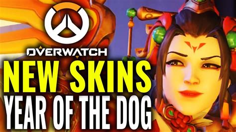 Overwatch Year Of The Dog Skins And Cosmetics Youtube