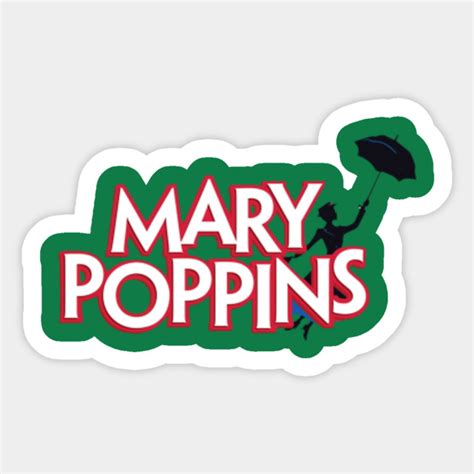 Mary Poppins Mary Poppins Umbrella Sticker Teepublic