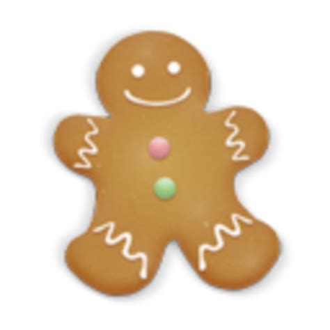 Soft christmas cookies in gingerbread man, candy cane, and tree shapes on a white plate. Christmas Cookie Man Icon | Free Images at Clker.com ...