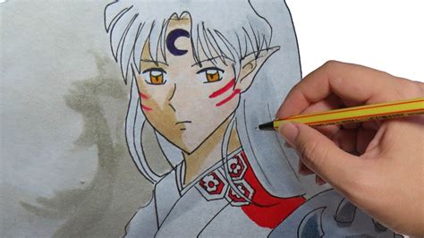 Como Dibujar Anime Sesshomaru De Inuyasha Aprende A Dibujar Manga Paso