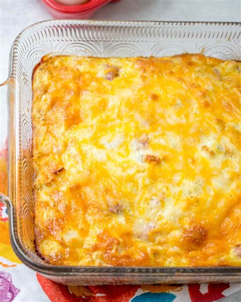 Ham And Potato Breakfast Casserole For Two Persnickety