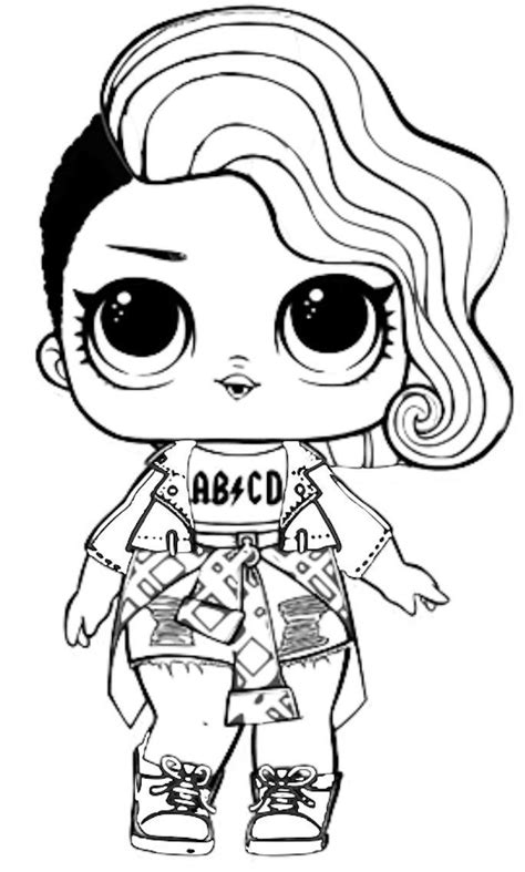 Color her any color you want with this free lol surprise doll coloring page from lotta lol. Abcd Lol Doll Coloring Pages - TSgos.com