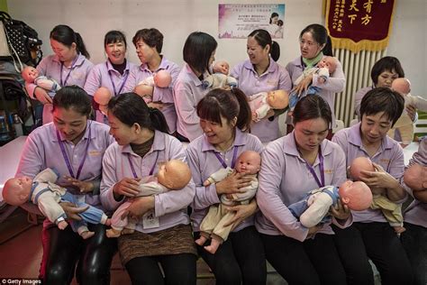 Chinese Migrant Workers Flock To Cities To Get Trained As Nannies Daily Mail Online