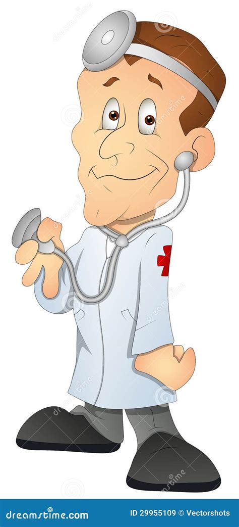 Doctor Cartoon Character Vector Illustration Stock Illustration