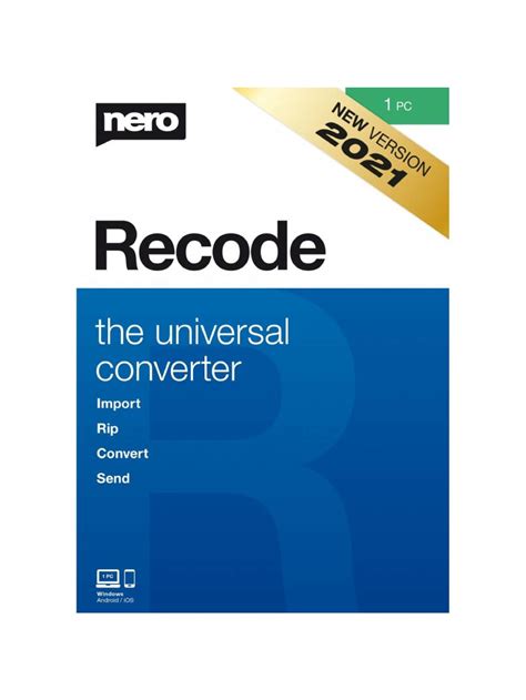818388 from £33.99 at ebuyer. Nero Recode Review / Nero Recode 12 - Nero creates ...