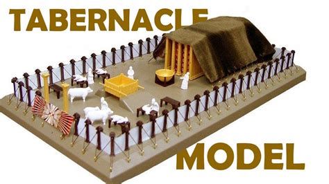3d Tabernacle Of Moses Tabernacle Replica Model Kit Build Youtube