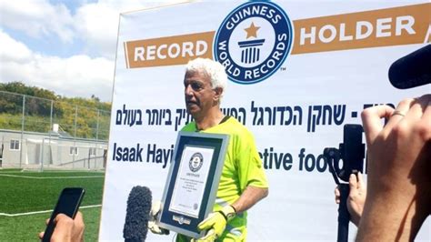 Isaak Hayik 73 Crowned Worlds Oldest Soccer Player Israel21c