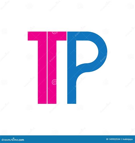 Letter Tp Logo Design Vector Stock Vector Illustration Of Simple