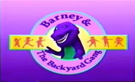 Image Barney And The Backyard Gang Title Screen Logopedia The