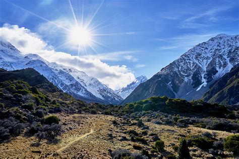 View Up The Hooker Valley Toward Mount Cook Clive246 Flickr