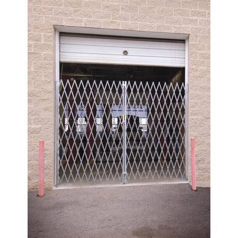 Illinois Engineered Products Galvanized Folding Security Gates Fixed