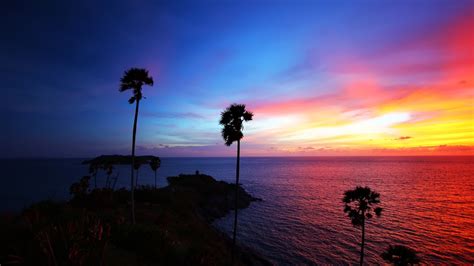 Wallpaper Thailand Beach Beautiful Sunset 1680x1050 Hd Picture Image