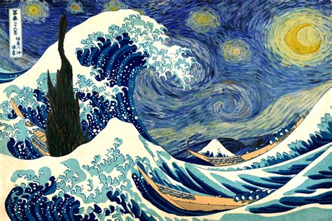 Home Decor Seascape Canvas Painting Posters Art Print Van Gogh Starry
