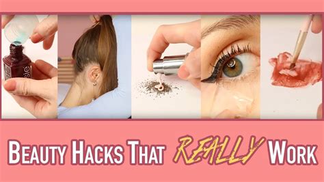 Top 10 Beauty Hacks Every Girl Should Know Peachy Youtube