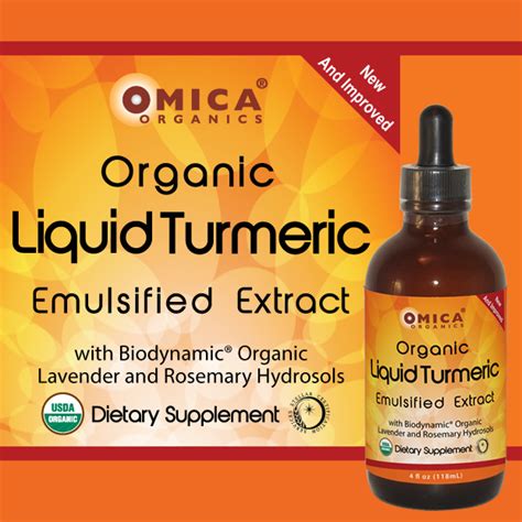 Omica Organics Liquid Turmeric Emusified Extract Oz Snug Harbor