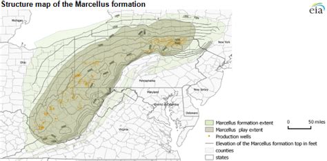 Marcellus Shale Drilling Map