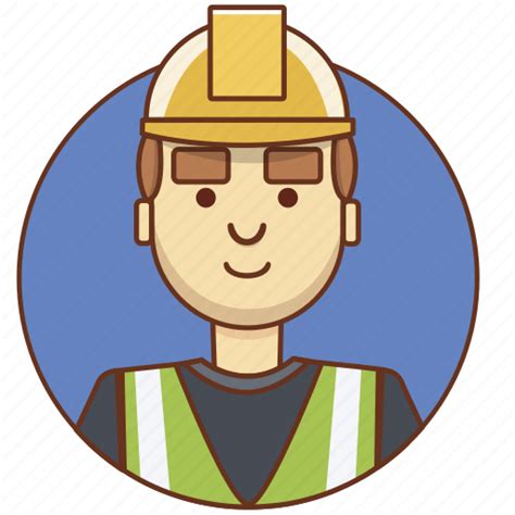 Builder, cartoon character, character set, employeer, man, person icon ...