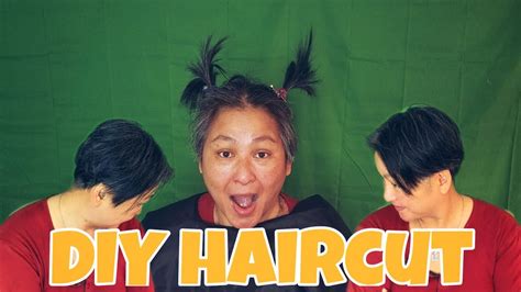 Home Diy Haircut 😁 Diy Pixie Second Time Lesbian Couple Vlog Youtube