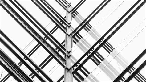 Building Construction Minimalism Symmetry Lines 4k Hd Wallpaper