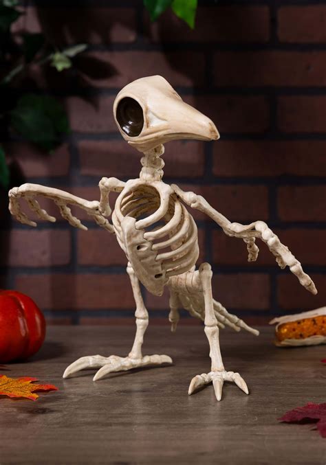 105 Creepy Raven Skeleton Decoration